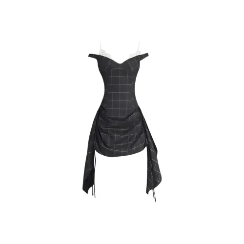 HeartyBite Кружевное покрытие платье женские слиплатья