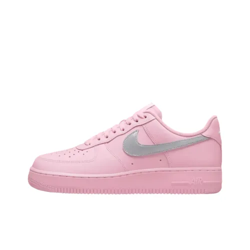 Nike Air Force 1 Устойчивые к истиранию Низкие Кроссовки для скейтбординга Мужские Розовые