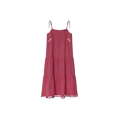 TSKIU Розово-красные Женские Слиплатья