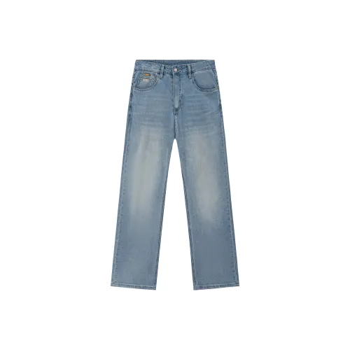 RO11ROCKET Синие Унисекс Джинсы