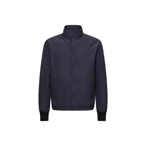 Moncler Темно-синий Синий Мужской Пуховик