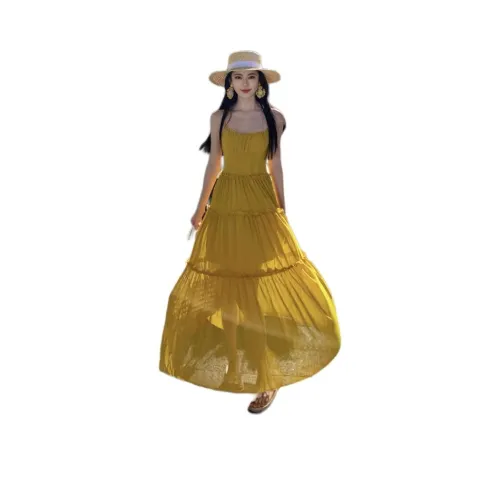 Желтые женские слиплатья