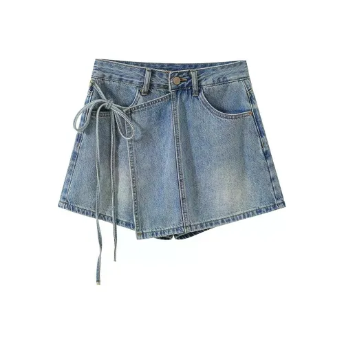 PIERRE CARDIN Джинсовые короткие юбки Женские