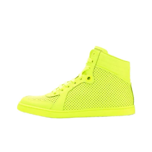 GUCCI Высокие Кроссовки для скейтбординга Мужские Желтые