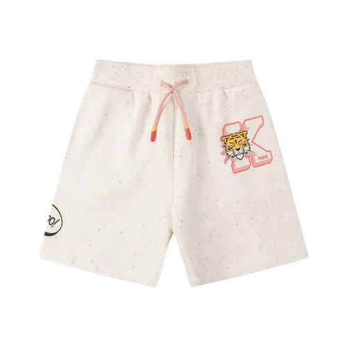 KENZO SS24 Шорты Детские Кремово-Белые