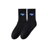 Чёрный с буквенным принтом, 1 шт