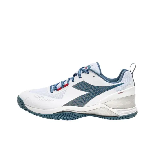 DIADORA BLUSHIELD TORNEO 2 Устойчивые к истиранию Низкие Беговые кроссовки Унисекс Белые