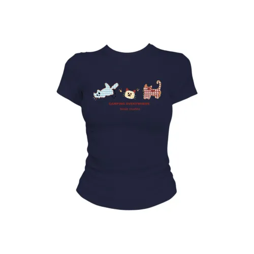 Bosieagender Женские футболки с коротким рукавом