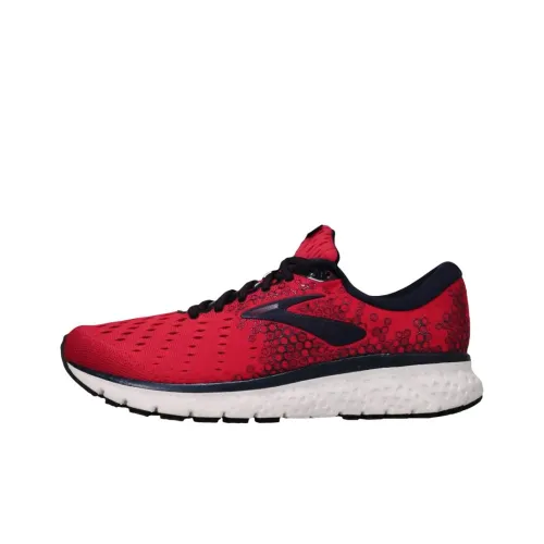 Brooks Glycerin 17 Устойчивые к истиранию Низкие Кроссовки для бега Мужские Красные
