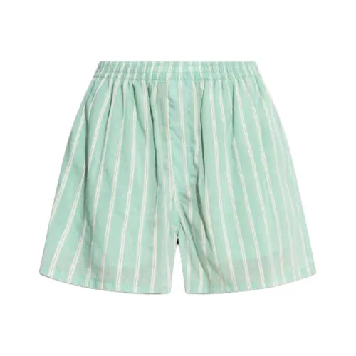 Balenciaga Повседневные шорты женские мятно-зеленые
