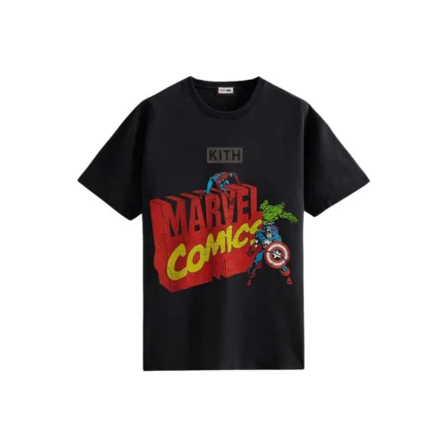KITH x MARVEL T-Shirt Мужской Черный