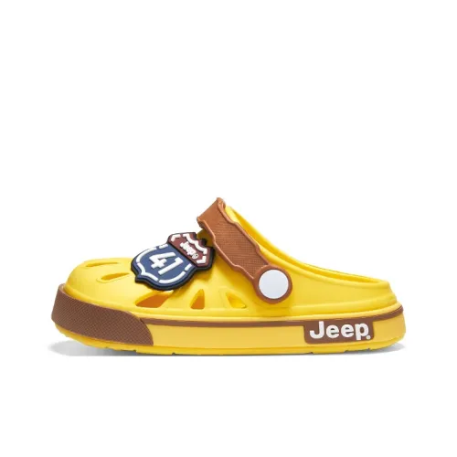 JEEP Детские перфорированные тапочки с низким верхом Kids
