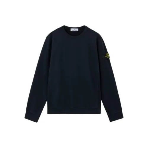 STONE ISLAND Толстовка Мужская Морской Синий