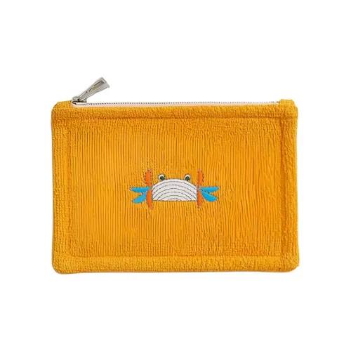 HERMES Хлопок Путешествие Сумка для хранения Унисекс Sunlight Золотой