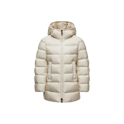 Moncler Пуховик Barend С капюшоном Пуховик Светло-бежевый Для детей 3-7 лет