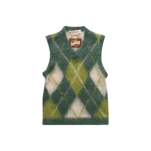 MARNI Зеленые Женские Майки