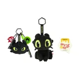 Ночной демон прохладный плюшевый модный брелок + Ночной демон милый прохладный брелок + Открытка