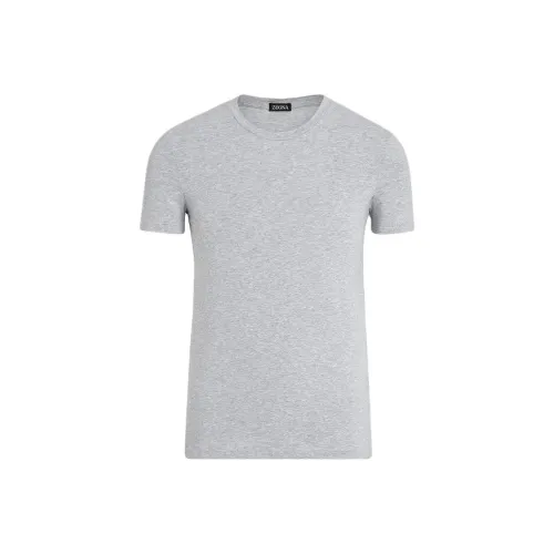 Ermenegildo Zegna Серые Мужские T-Рубашки