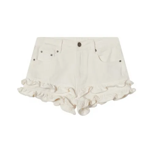 EMDPN Абрикос Женские Повседневные шорты