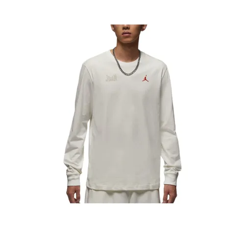JORDAN Парусный Белый Мужская T-Рубашка