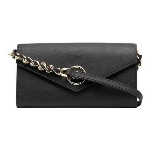 MICHAEL KORS Jet Set Кожа Цепочка Сумка через плечо Сумка-конверт Сумка на плечо Женская Черная