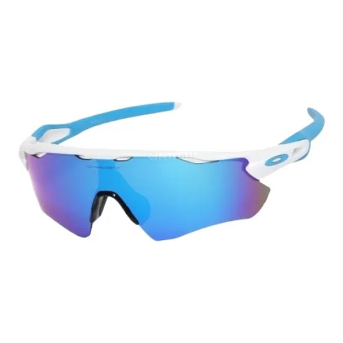 Oakley В зависимости от официального сайта Нерегулярная форма Солнцезащитные очки Мужской Синий