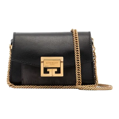 GIVENCHY Козья кожа Ручная сумка через плечо Экстра мини Женская Черная