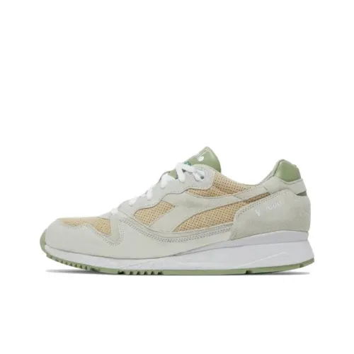 END x DIADORA V7000 Устойчивые к истиранию низкие беговые кроссовки унисекс серо-зеленого цвета