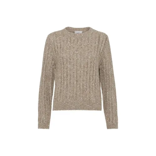 BRUNELLO CUCINELLI Трикотаж Женский Светлый Умбра