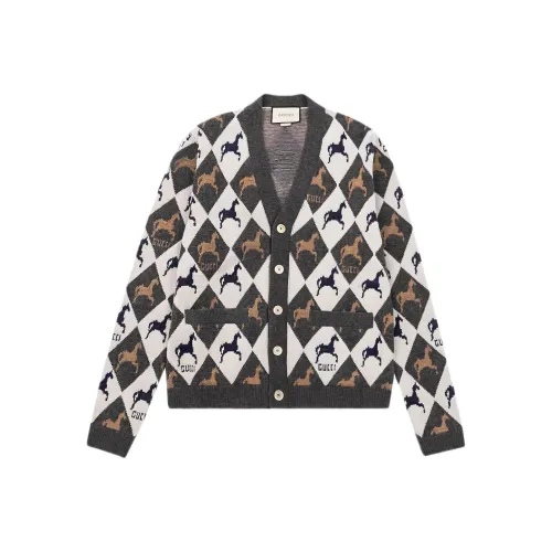 GUCCI FW19 Трикотаж Мужской Черный Серый