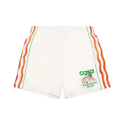 CASABLANCA Спортивные шорты Мужские Белые