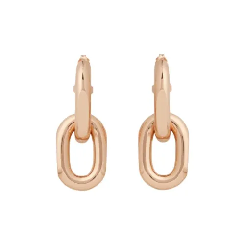 Серьги Paco Rabanne алюминий женские розовое золото