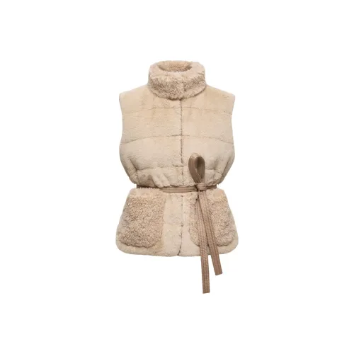 Moncler Айвори Женские Жилеты