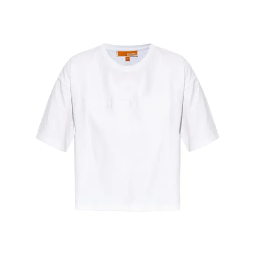 MICHAEL KORS SS25 Рукав с оборванным плечом T-рубашка Женская