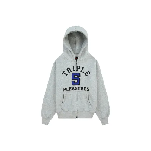 PLEASURES x Triple 5 Soul Толстовка Мужской Серый