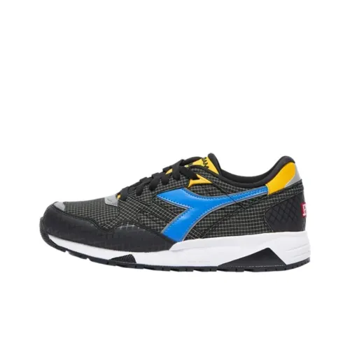 MARVEL x DIADORA N9002 Устойчивые к истиранию низкие беговые кроссовки унисекс черного цвета