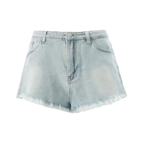 OROI Светло-синие шорты женские, джинсовые шорты