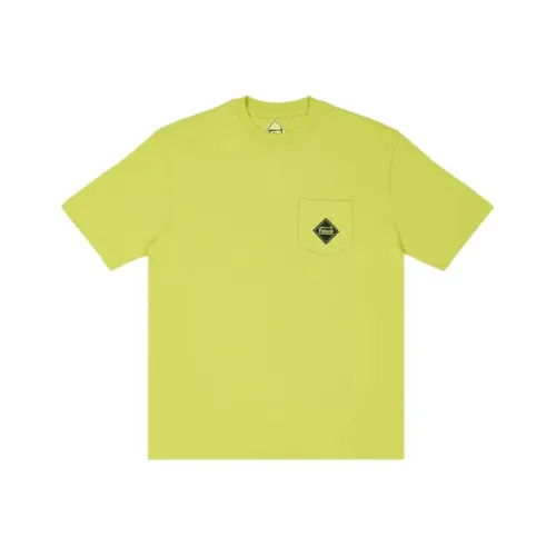 Дворцовый Фурнитура T Рубашка Мужская Желтая