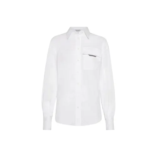 BRUNELLO CUCINELLI Рубашка Женская Белая