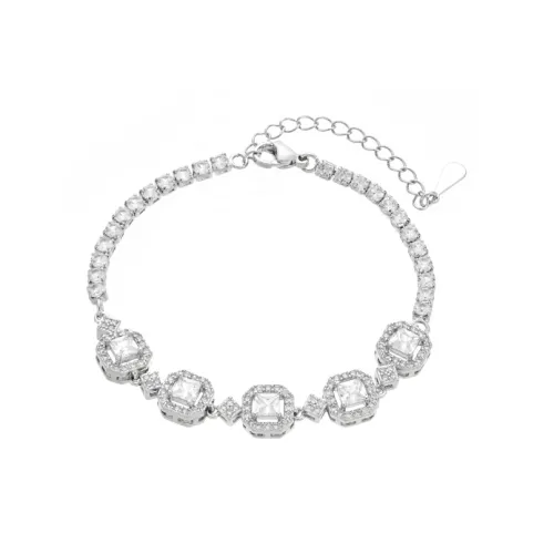 CLARKIA FLOWER Медный Циркон Браслеты Женские