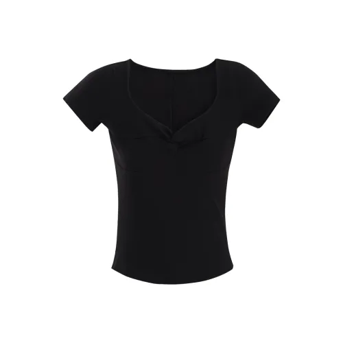 MEISIDUO Черные Женские T-рубашки