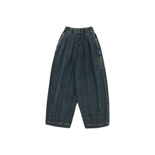 CVOOOER Синие Унисекс Джинсы