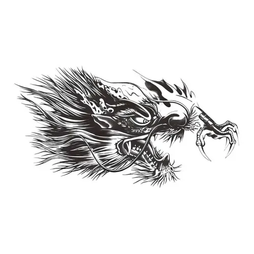 LIEJI Хищники Claw Травяной Tattoo Наклейка