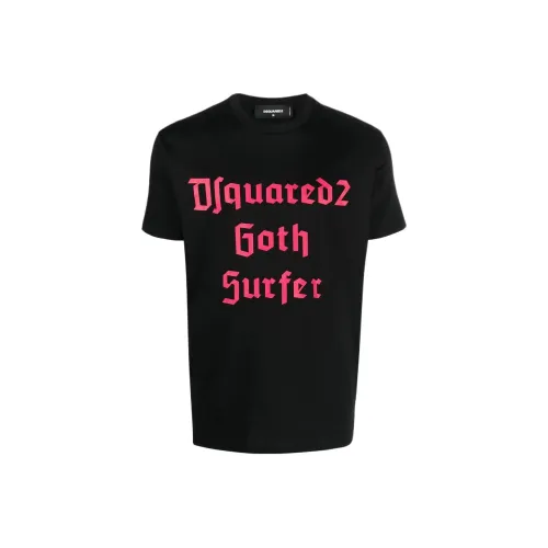 DSQUARED 2 Черные Мужские T-Рубашки