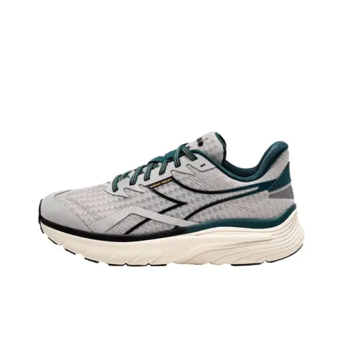 DIADORA Устойчивые к истиранию низкие беговые кроссовки унисекс серого цвета