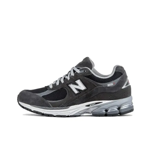 New Balance NB 2002 Устойчивые к истиранию низкие беговые кроссовки унисекс темно-серый