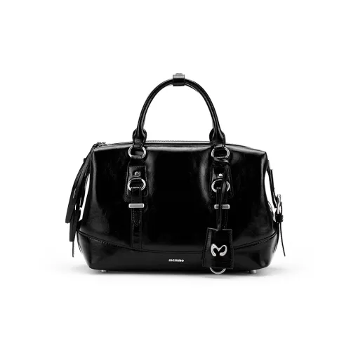 MCMIKO Сумка через плечо из коровьей кожи с синтетической кожей женская спокойный черный