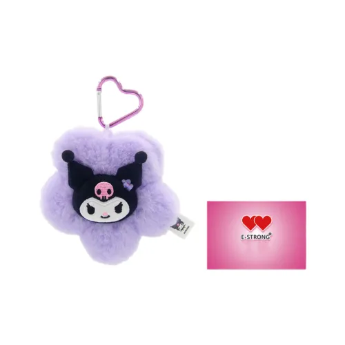 E Strong x Sanrio Цветочный Cinnamoroll Kuromi Hello Kitty My Melody Куклы Плюшевый Брелок 12 см Рекомендуемая высота