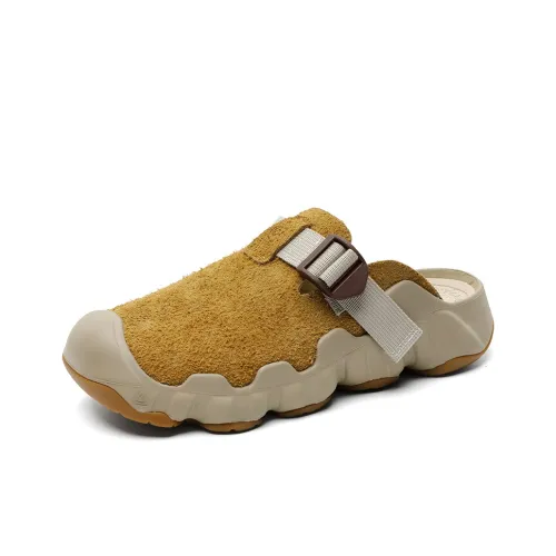 MPZY Антизапахивающие Домашние тапочки Унисекс Желто-коричневый