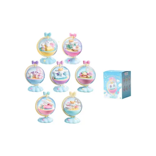 Miniso x Sanrio Cinnamoroll SPIN PLANET Collection Фигурка Слепые коробки Один Mystery Коробка Целая коробка 6 шт